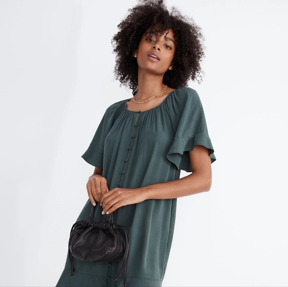 Madewell Mini Piazza Crossbody Bag in Black Leather - Picture 3 of 10